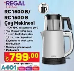 REGAL ÇAY MAKİNESİ REGAL ÇAY MAKİNESİ